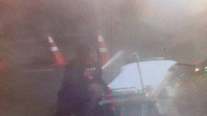 Security footage shows a man, believed to be Cody Hiri, with a mobile hospital bed outside the Christchurch Hospital.