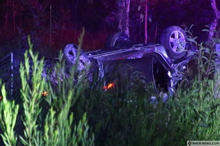 A man has been charged with murder over the deaths of two men in this fatal car crash at Glenugie, south of Grafton in December 2018