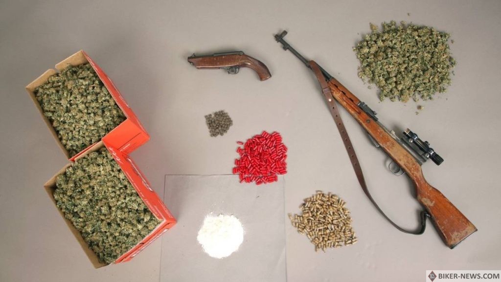 Police seized drugs, cash and firearms as part of Operation Crimson.