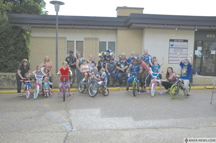 Boozefighters Motorcycle Club and Community Connections partner to donate bikes to local kids