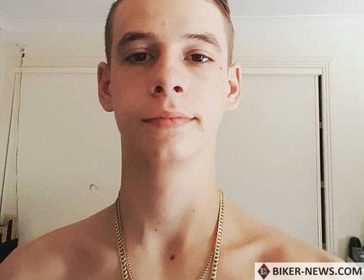 Logan Dreier (pictured), 18, was one of three suspects involved in the 'Street Team Brotherhood' low-level street gang who allegedly broke into a house in Maudsland on the Gold Coast at 9am on Friday