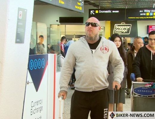 Mick Murray's bail conditions were recently varied, allowing him to leave Australia. (9News)