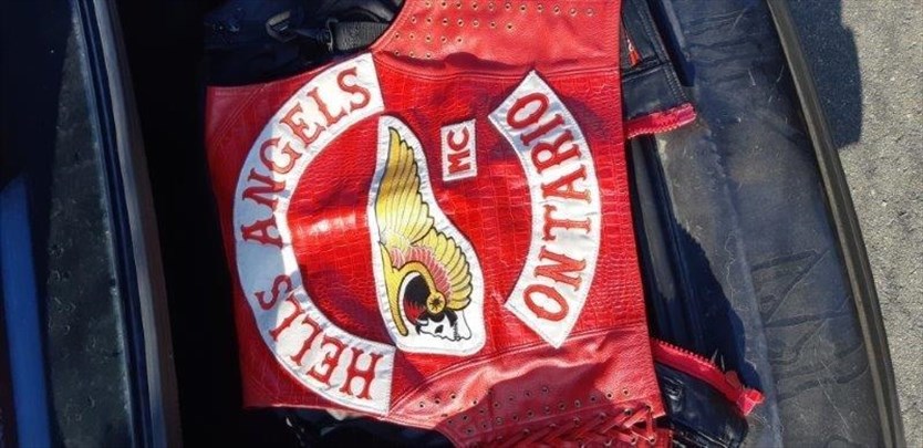 A Hells Angels Nomad vest seized by police during Project Skylark - Special to Torstar