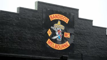 The Bandidos clubhouse in Brunswick is pictured in 2016.