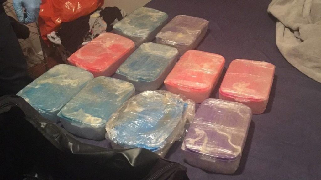 30kg of methamphetamine, worth many millions of dollars, was seized in Auckland at the house where Michael Hanna lived. (File photo)