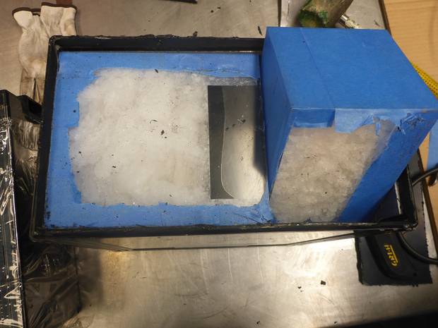 Around 110kg of meth was found inside golf cart batteries in February. Photo / Supplied