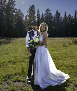 “When we decided to get married, I knew I wanted a biker-themed wedding,