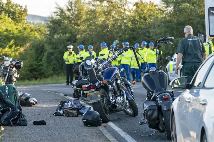 Police officers and ambulance crews raced to the A98 at Cullen on September 8, 2018