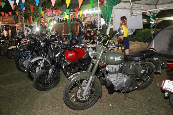 It doesn’t have to be a chopper to elicit approving remarks, as this Royal Enfield does.