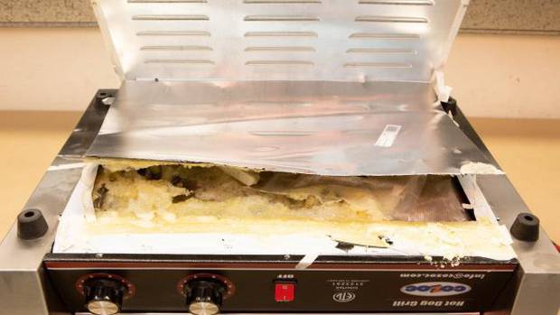 Operation Nova found methamphetamine hidden inside kitchen appliances. Photo / Police