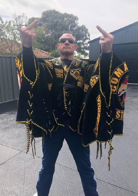 Former Canberra Comanchero president Peter Zdravkovic, the victim of an attempted murder for which Comanchero bikie Axel Sidaros was last year found guilty.