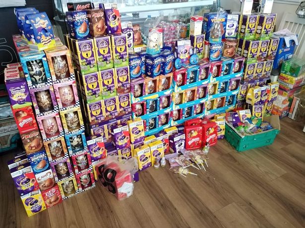 More than 900 Easter eggs have been donated to a team of good Samaritans who are delivering them