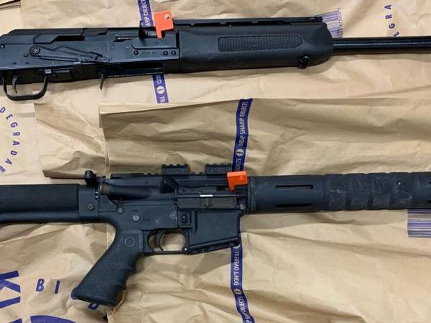 Firearms among those seized by Police during the country's Covid-19 lockdown. Photo / Police 