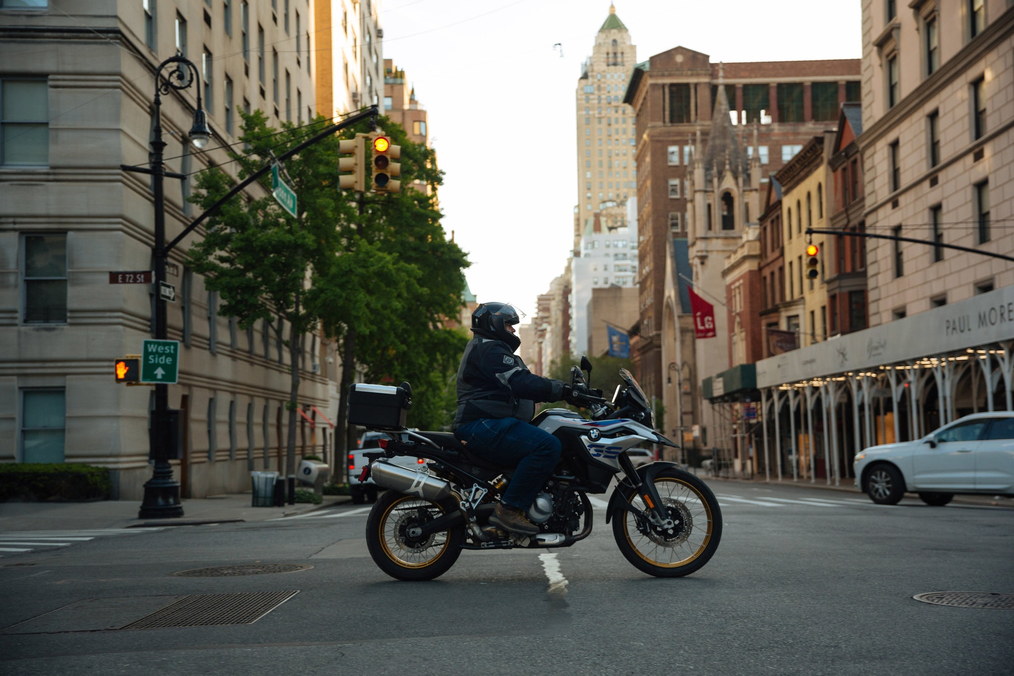 can you ride a motorcycle in new york