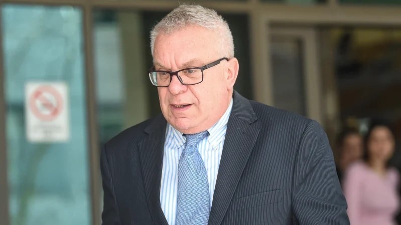 John Voitin was committed to stand trial in September last year over allegations he falsified accounting documents for a brothel owner.CREDIT:JUSTIN MCMANUS