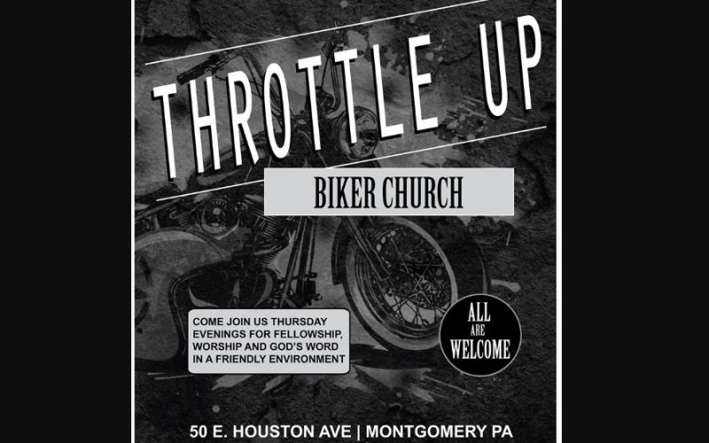 Throttled up Biker Church